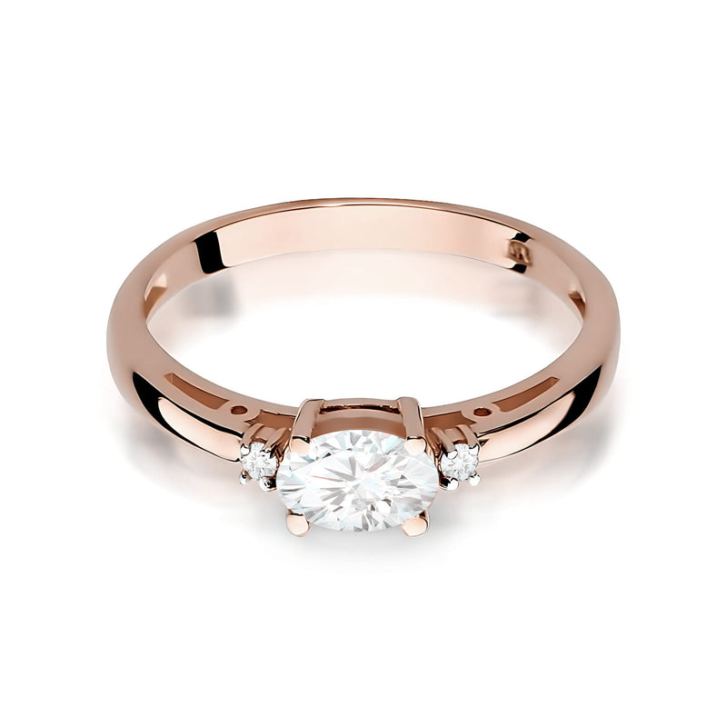 Inel Aur 14K cu Diamante de Laborator 0.43 ct, imaginea 6 din 12
