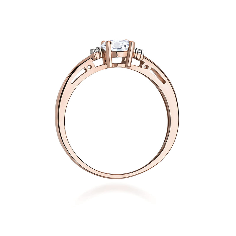 Inel Aur 14K cu Diamante de Laborator 0.43 ct, imaginea 7 din 12