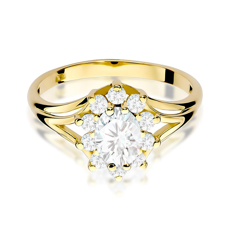 Inel Aur 14K cu Diamante de Laborator 1.00 ct, imaginea 2 din 12