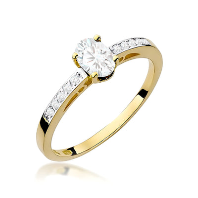 Inel Aur 14K cu Diamante de Laborator 0.45 ct