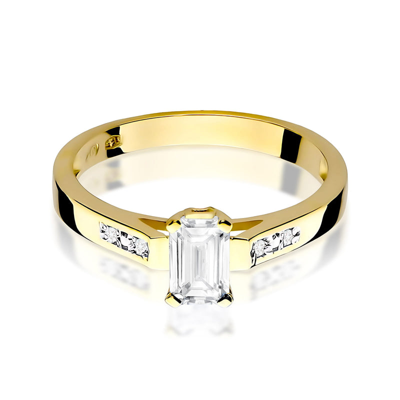 Inel Aur 14K cu Diamante de Laborator 0.64 ct, imaginea 2 din 12