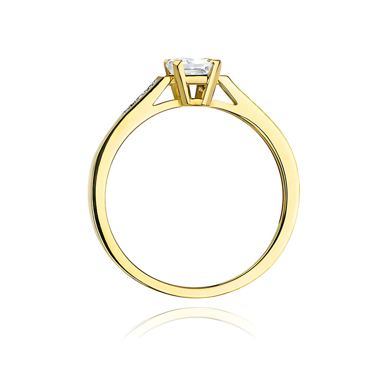 Inel Aur 14K cu Diamante de Laborator 0.64 ct, imaginea 3 din 12