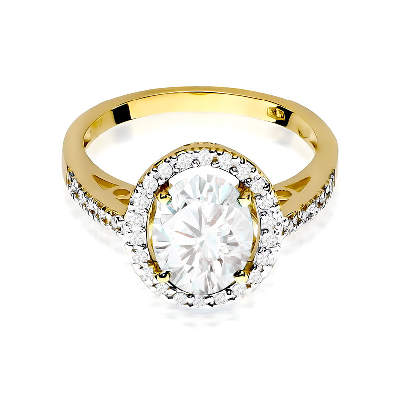 Inel Aur 14K cu Diamante de Laborator 2.16 ct, imaginea 2 din 12