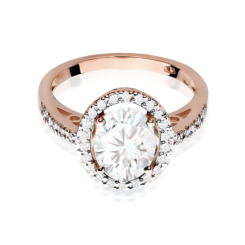 Inel Aur 14K cu Diamante de Laborator 2.16 ct, imaginea 6 din 12