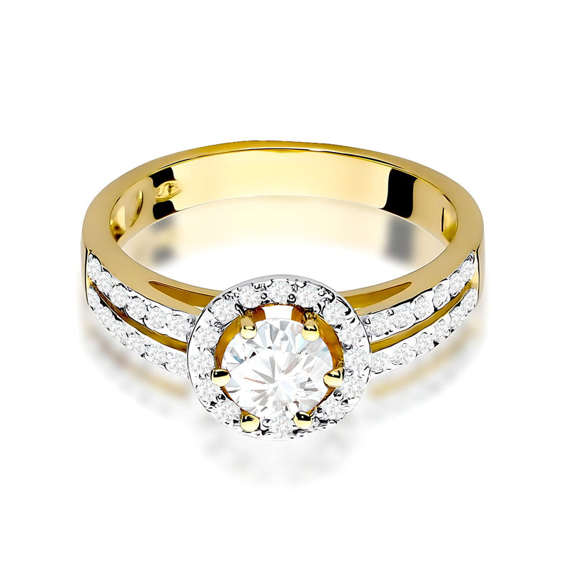 Inel Aur 14K cu Diamante de Laborator 0.70 ct, imaginea 2 din 12