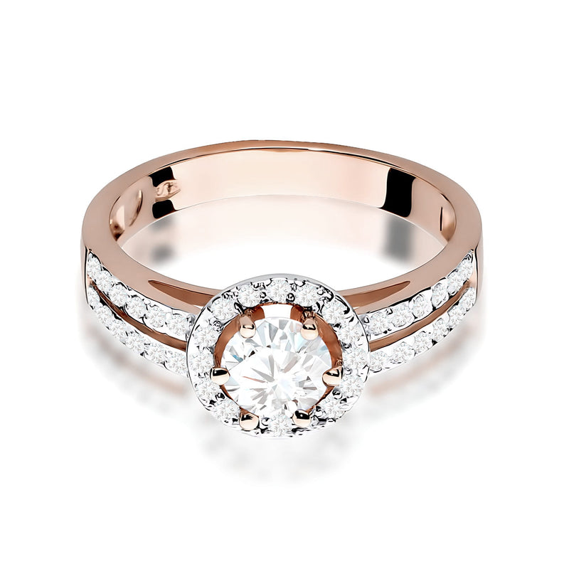 Inel Aur 14K cu Diamante de Laborator 0.70 ct, imaginea 6 din 12