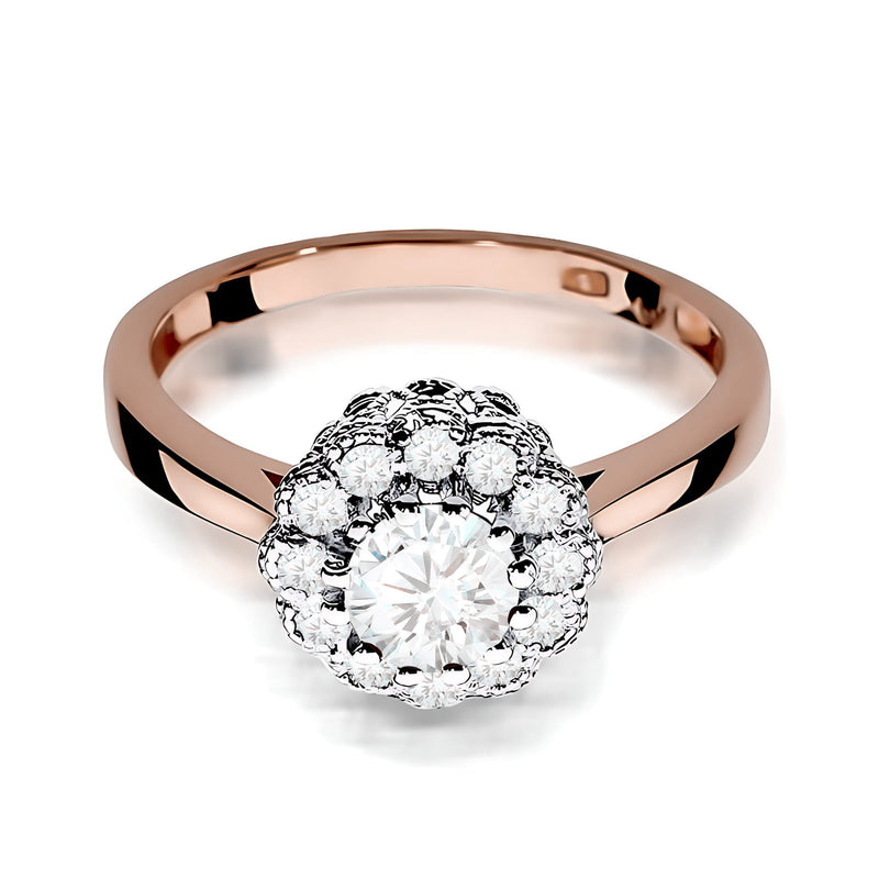 Inel Aur 14K cu Diamante de Laborator 0.67 ct, imaginea 6 din 12
