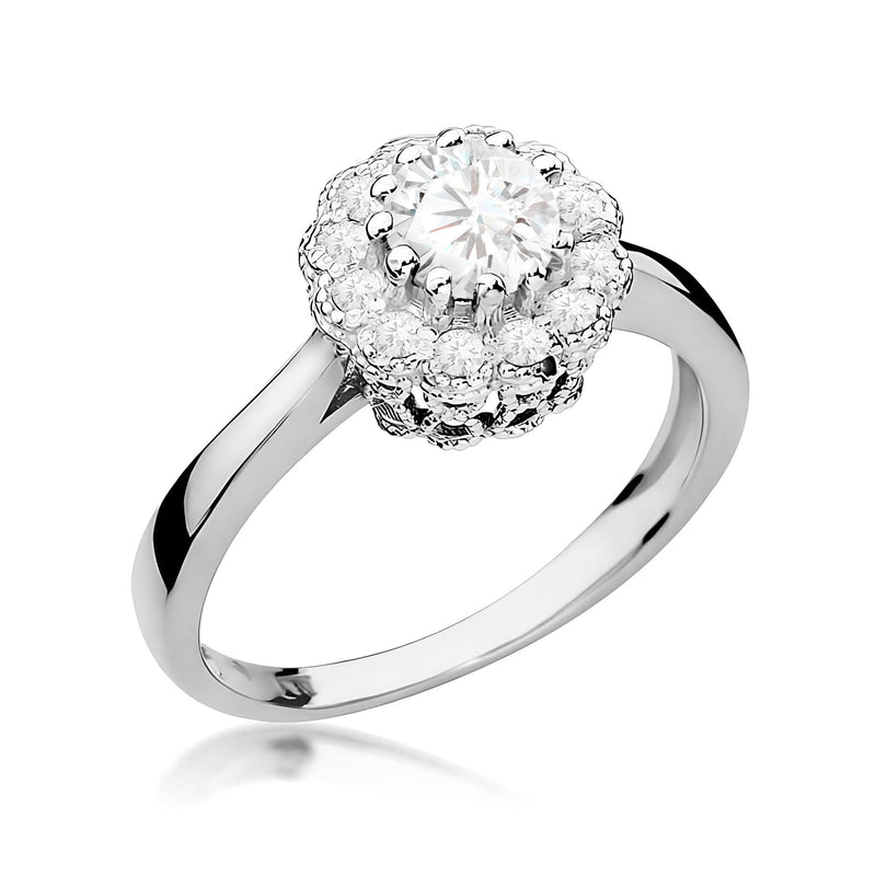 Inel Aur 14K cu Diamante de Laborator 0.67 ct, imaginea 9 din 12