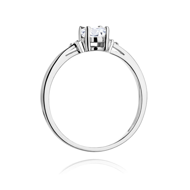 Inel Aur 14K cu Diamante de Laborator 0.45 ct, imaginea 11 din 12