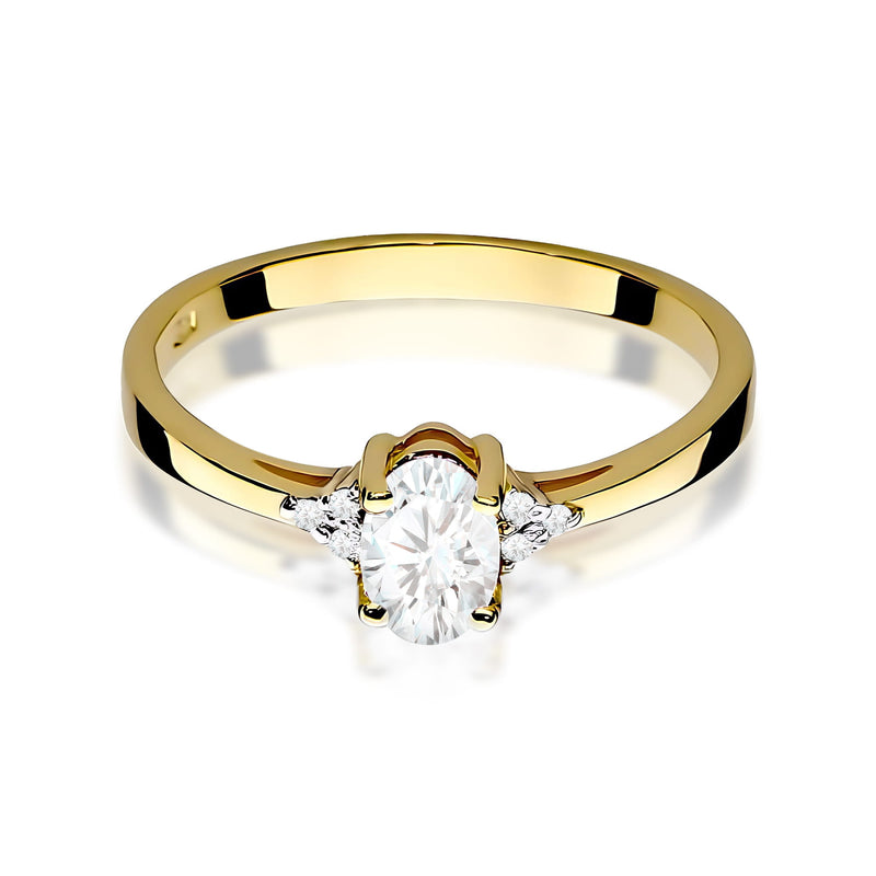 Inel Aur 14K cu Diamante de Laborator 0.45 ct, imaginea 2 din 12