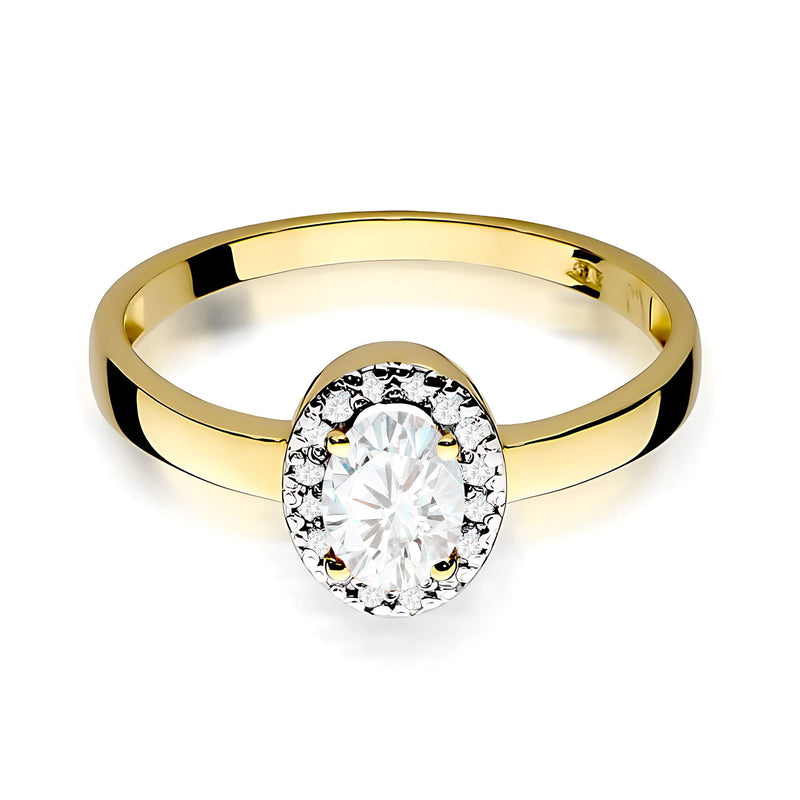 Inel Aur 14K cu Diamante de Laborator 0.48 ct, imaginea 2 din 12