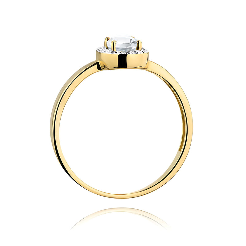 Inel Aur 14K cu Diamante de Laborator 0.48 ct, imaginea 3 din 12