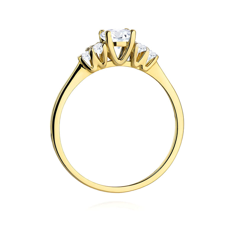 Inel Aur 14K cu Diamante de Laborator 0.68 ct, imaginea 3 din 12