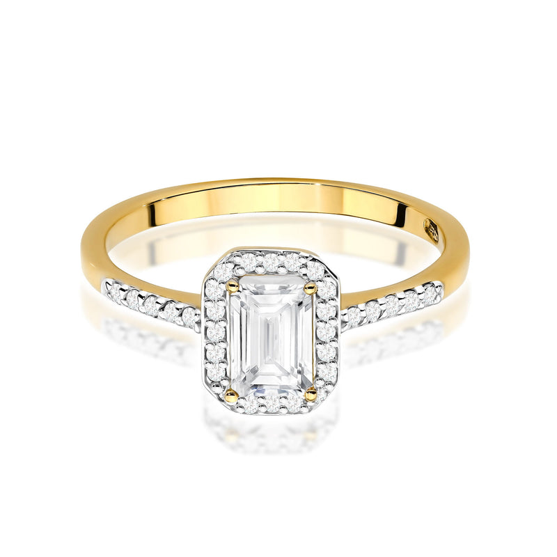 Inel Aur 14K cu Diamante de Laborator 0.79 ct, imaginea 2 din 12