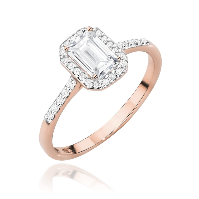 Inel Aur 14K cu Diamante de Laborator 0.79 ct, imaginea 5 din 12