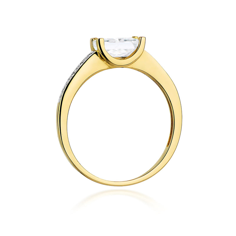 Inel Aur 14K cu Diamante de Laborator 0.63 ct, imaginea 3 din 12