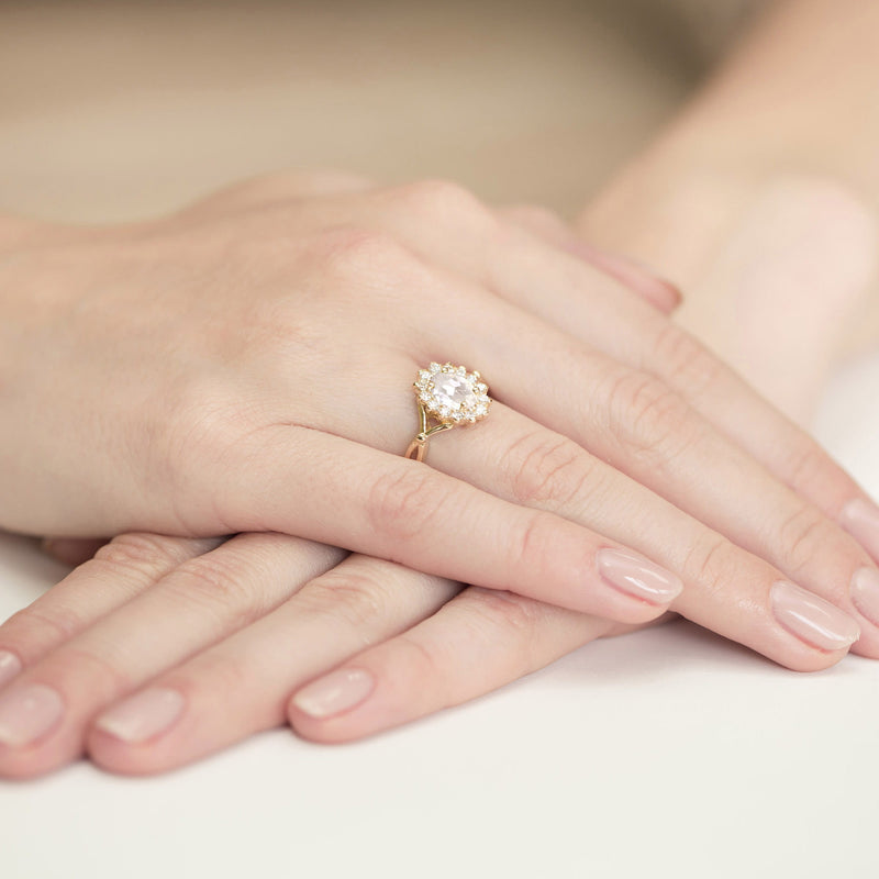 Inel Aur 14K cu Diamante de Laborator 0.98 ct, imaginea 4 din 12