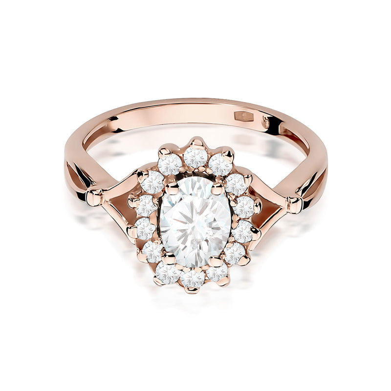Inel Aur 14K cu Diamante de Laborator 0.98 ct, imaginea 6 din 12