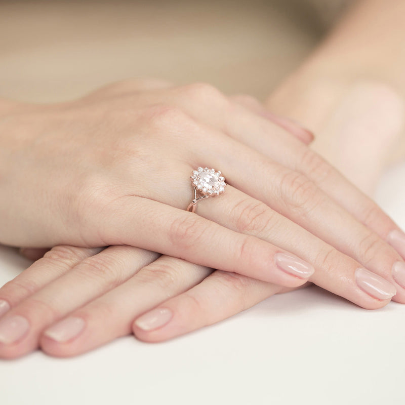 Inel Aur 14K cu Diamante de Laborator 0.98 ct, imaginea 8 din 12