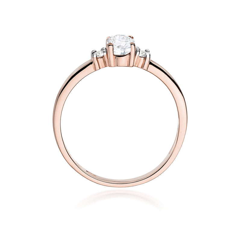 Inel Aur 14K cu Diamante de Laborator 0.48 ct, imaginea 7 din 12