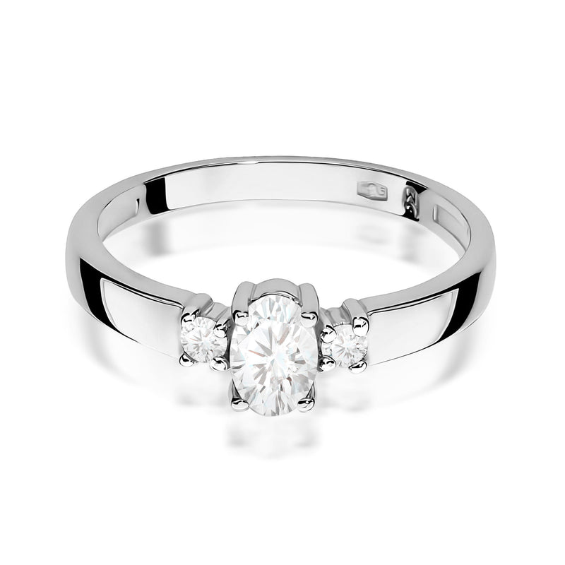 Inel Aur 14K cu Diamante de Laborator 0.48 ct, imaginea 10 din 12