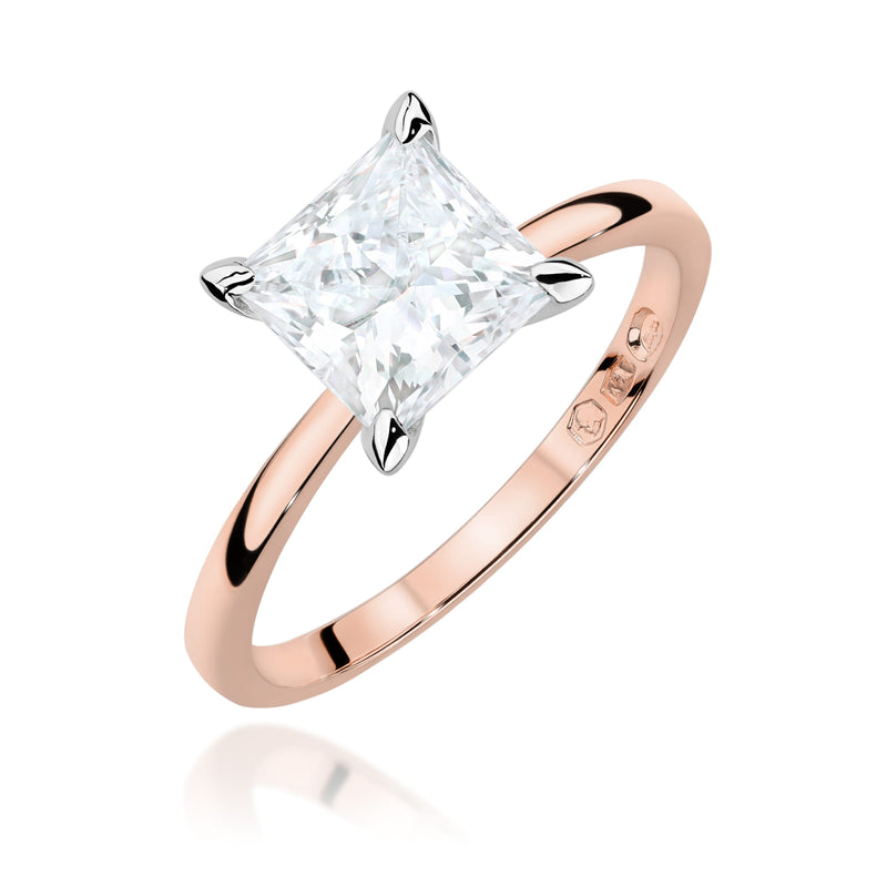 Inel Aur 14K cu Diamant de Laborator 2.00 ct, imaginea 4 din 9
