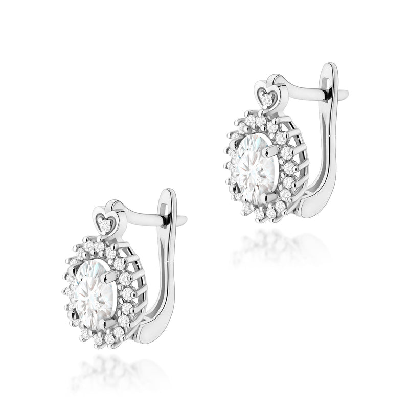Cercei Aur 14K cu Diamante de Laborator 0.59 ct, imaginea 5 din 6