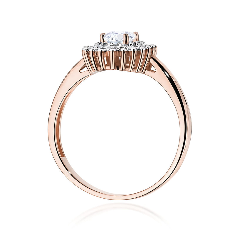 Inel Aur 14K cu Diamante de Laborator 0.59 ct, imaginea 7 din 12