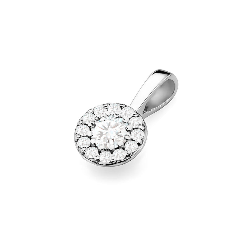 Pandantiv Aur 14K cu Diamante de Laborator 0.22 ct, imaginea 6 din 6