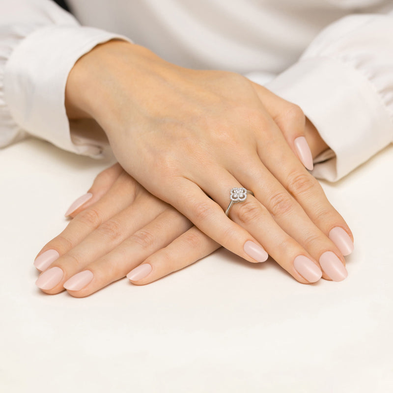 Inel Aur 14K cu Diamante Naturale 0.25 ct, imaginea 12 din 12