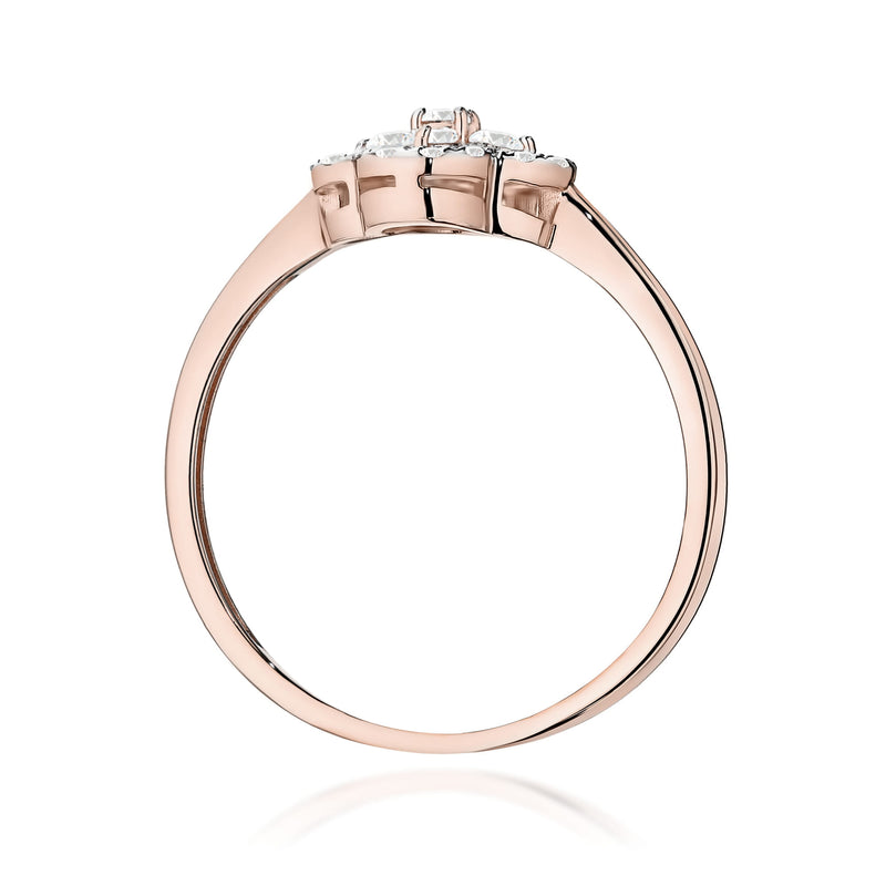 Inel Aur 14K cu Diamante Naturale 0.25 ct, imaginea 7 din 12