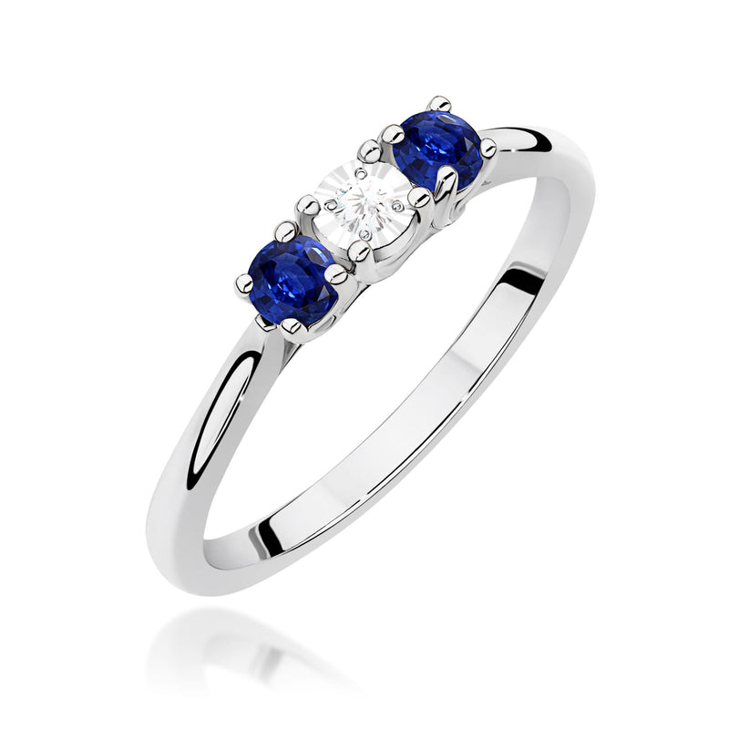 Inel Aur 14K cu Diamant Natural 0.03 ct, imaginea 9 din 12