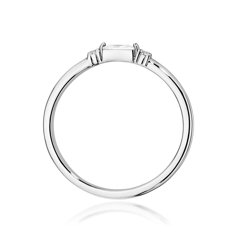 Inel Aur 14K cu Diamante Naturale 0.16 ct, imaginea 11 din 12