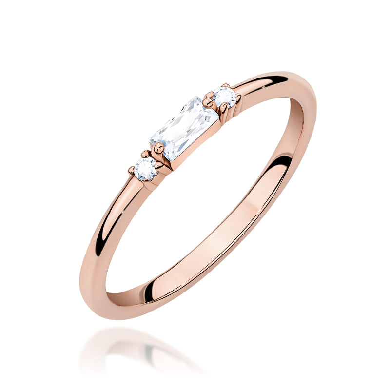 Inel Aur 14K cu Diamante Naturale 0.16 ct, imaginea 5 din 12