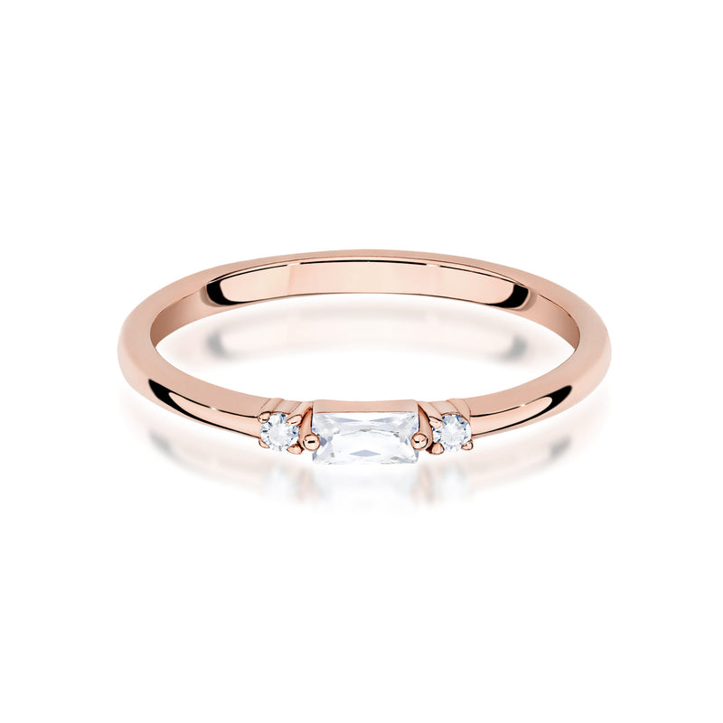 Inel Aur 14K cu Diamante Naturale 0.16 ct, imaginea 6 din 12