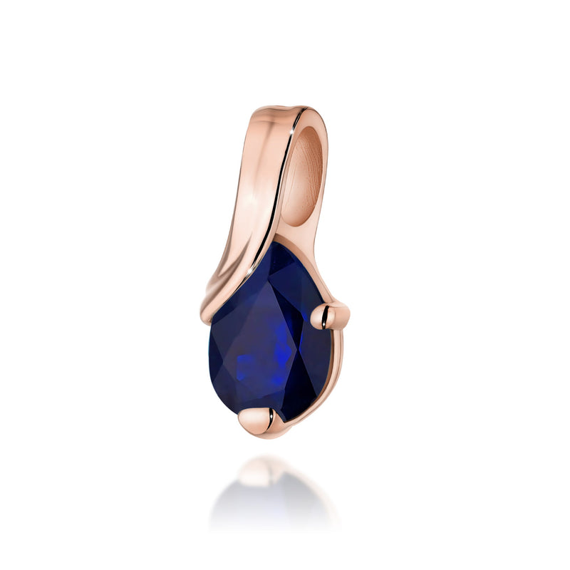 Pandantiv Aur 14K cu Safir 0.60 ct, imaginea 4 din 9