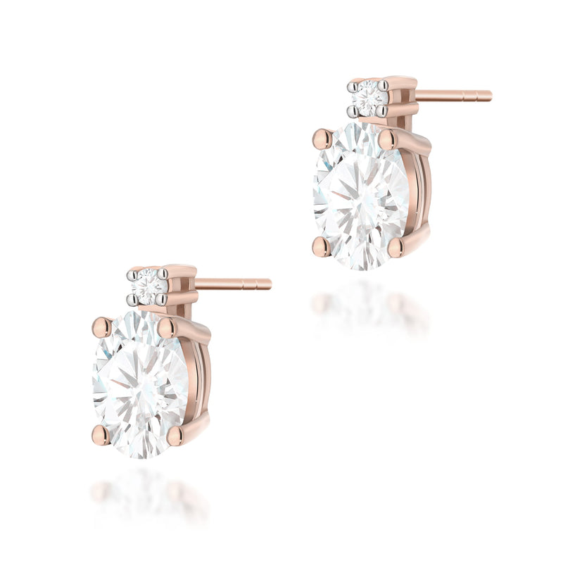 Cercei Aur 14K cu Diamante de Laborator 0.83 ct, imaginea 4 din 9