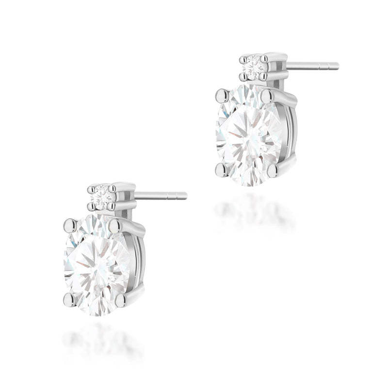 Cercei Aur 14K cu Diamante de Laborator 0.83 ct, imaginea 7 din 9