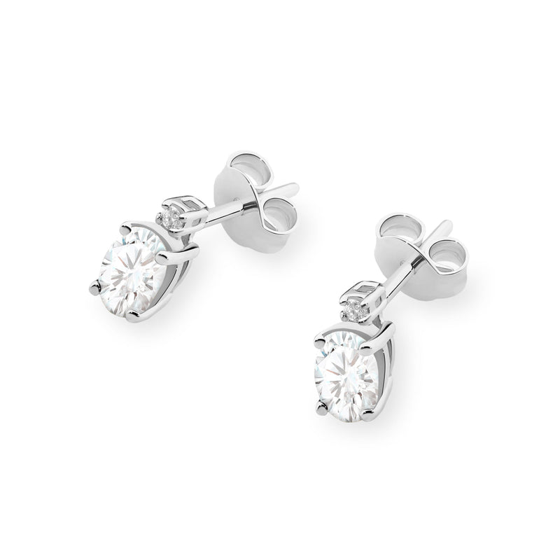 Cercei Aur 14K cu Diamante de Laborator 0.83 ct, imaginea 8 din 9