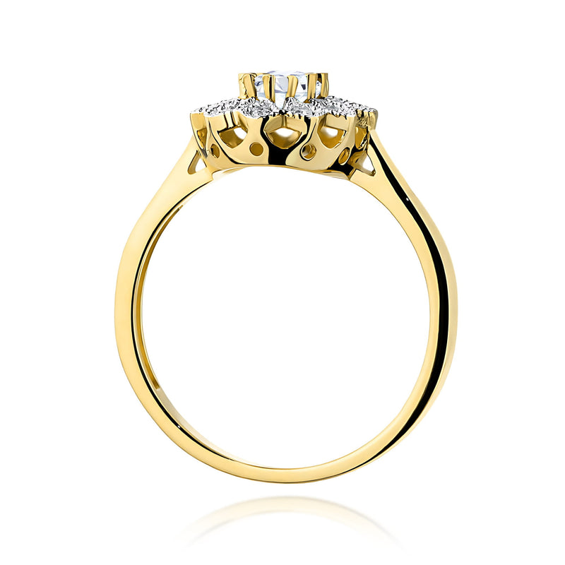 Inel Aur 14K cu Diamante de Laborator 0.50 ct, imaginea 3 din 12