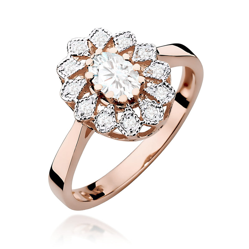 Inel Aur 14K cu Diamante de Laborator 0.50 ct, imaginea 5 din 12