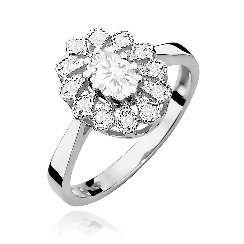 Inel Aur 14K cu Diamante de Laborator 0.50 ct, imaginea 9 din 12