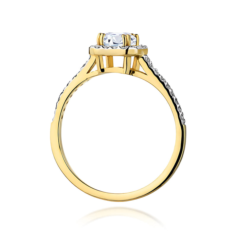 Inel Aur 14K cu Diamante de Laborator 0.82 ct, imaginea 3 din 12