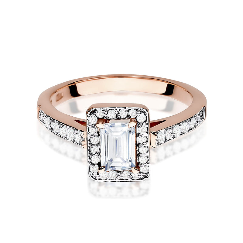 Inel Aur 14K cu Diamante de Laborator 0.82 ct, imaginea 6 din 12
