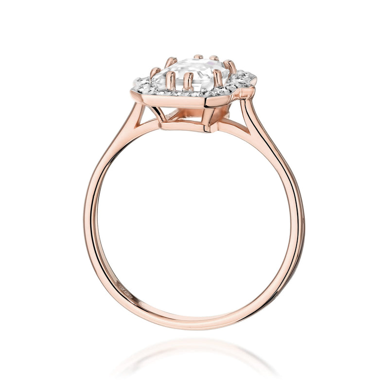 Inel Aur 14K cu Diamante de Laborator 1.17 ct, imaginea 7 din 12