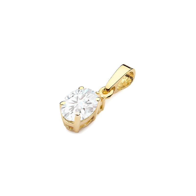 Pandantiv Aur 14K cu Diamante de Laborator 0.41 ct, imaginea 2 din 6