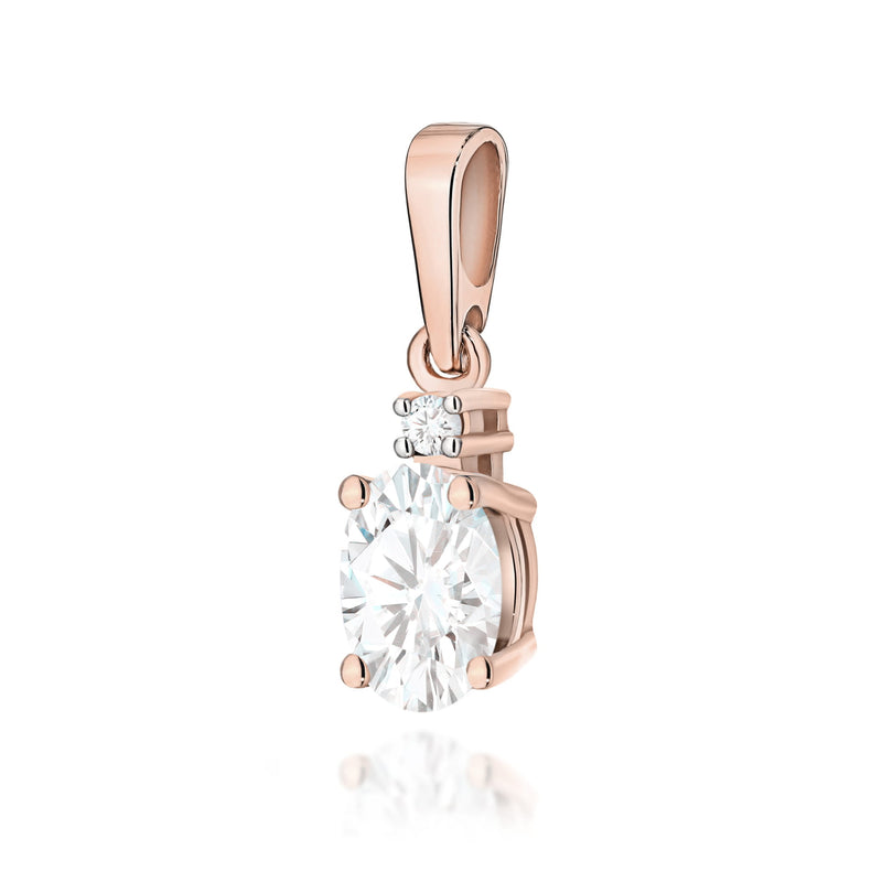 Pandantiv Aur 14K cu Diamante de Laborator 0.41 ct, imaginea 3 din 6