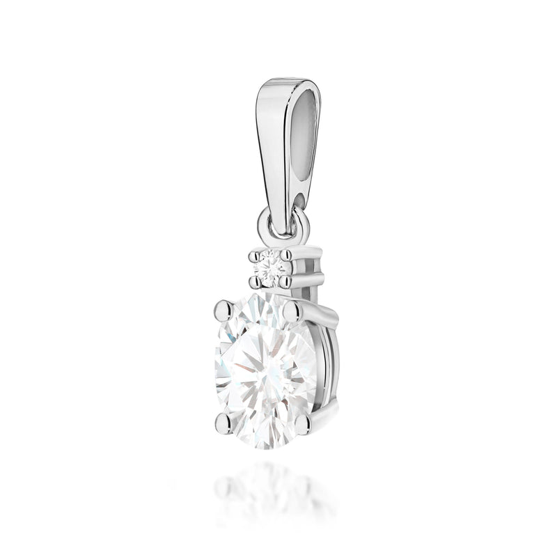 Pandantiv Aur 14K cu Diamante de Laborator 0.41 ct, imaginea 5 din 6