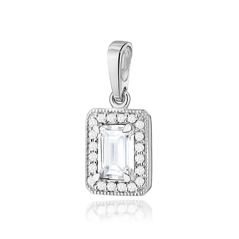 Pandantiv Aur 14K cu Diamante de Laborator 0.70 ct, imaginea 5 din 6