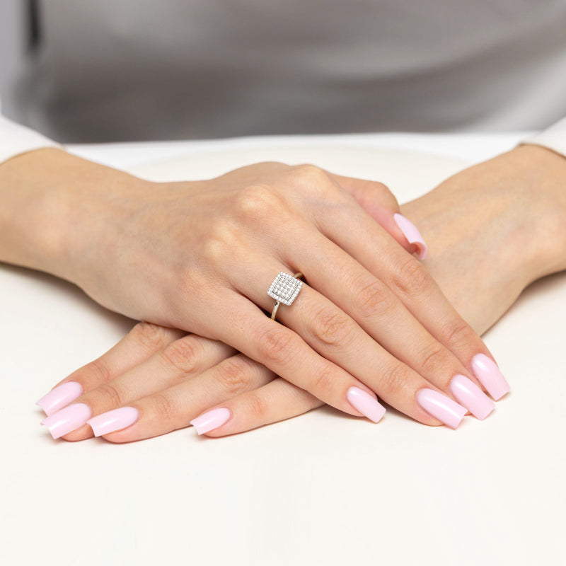 Inel Aur 14K cu Diamante Naturale 0.27 ct, imaginea 12 din 12
